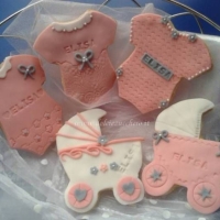 Biscotti decorati bimba per Battesimo e Nascita_2
