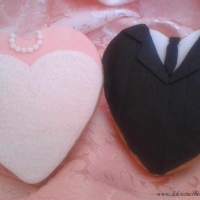 Biscotti decorati per Matrimonio segnaposto