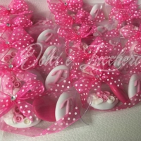Segnaposto Nascita Battesimo con confetti decorati