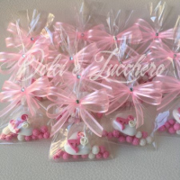 Sacchetti confetti decorati bimba
