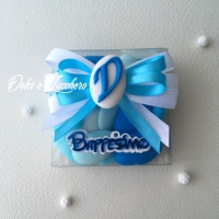 Bomboniera segnaposto con confetto decorato