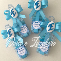 Bomboniera segnaposto Bimbo con confetto decorato