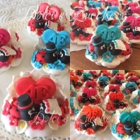 bomboniere matrimonio con confetti decorati e coccinelle