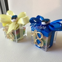 Bomboniere Plexiglas 18Anni Confetti Decorati