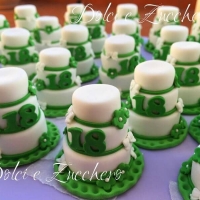 Bomboniere minicake per compleanno 18 anni