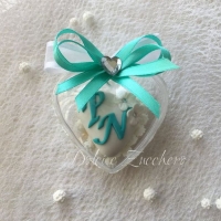Bomboniera Segnaposto Cuore con confetto magnum