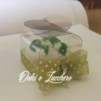 Segnaposto Matrimonio con confetto decorato magnum