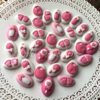 confetti decorati nascita battesimo bimba