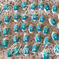 confetti decorati con carrozzina