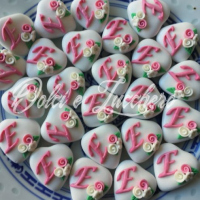 confetti magnum decorati per nascita e battesimo bimba