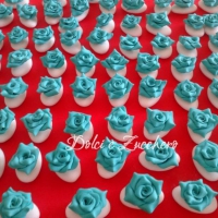 Confetti decorati matrimonio con rosellina