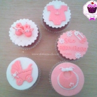 Cupcake decorati Battesimo bimba