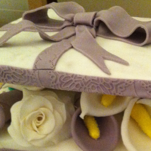 Torta decorata Compleanno Flower box cake 2