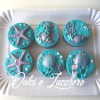 Biscotti-decorati-Oreo-Tema-Sirenetta