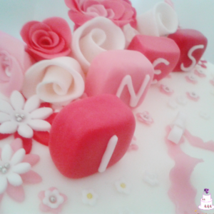 Torta decorata battesimo bimba 2
