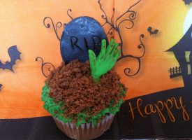 Cupcake Halloween cimitero zombie