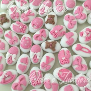 confetti decorati nascita battesimo bimba