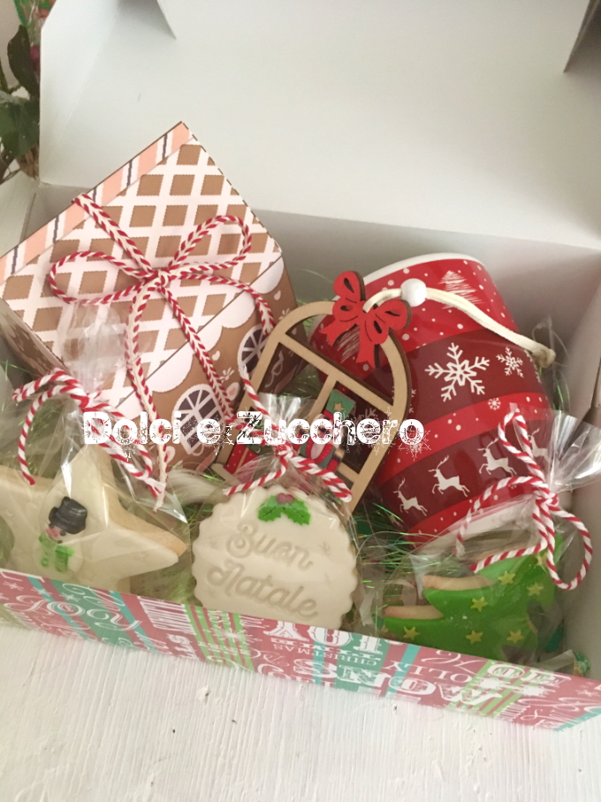 Confezione da 10 mini carino Babbo Natale renna cuscino per bomboniere sacchetti regalo di Natale scatole da regalo 