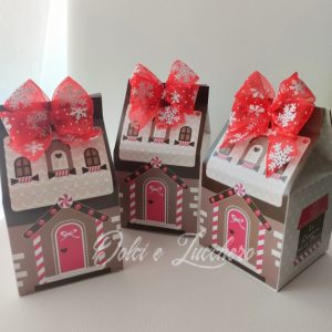 Scatola Regalo Casetta di Natale