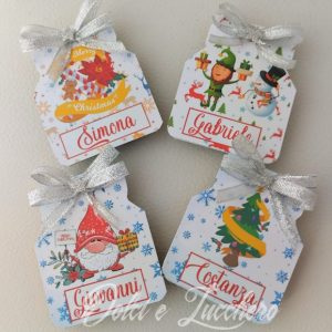 Nutelline segnaposto di Natale