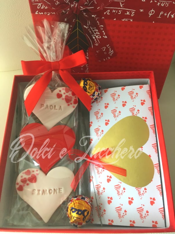 Mini Love Box con Cioccolato personalizzato - Idea Regalo San Valentino
