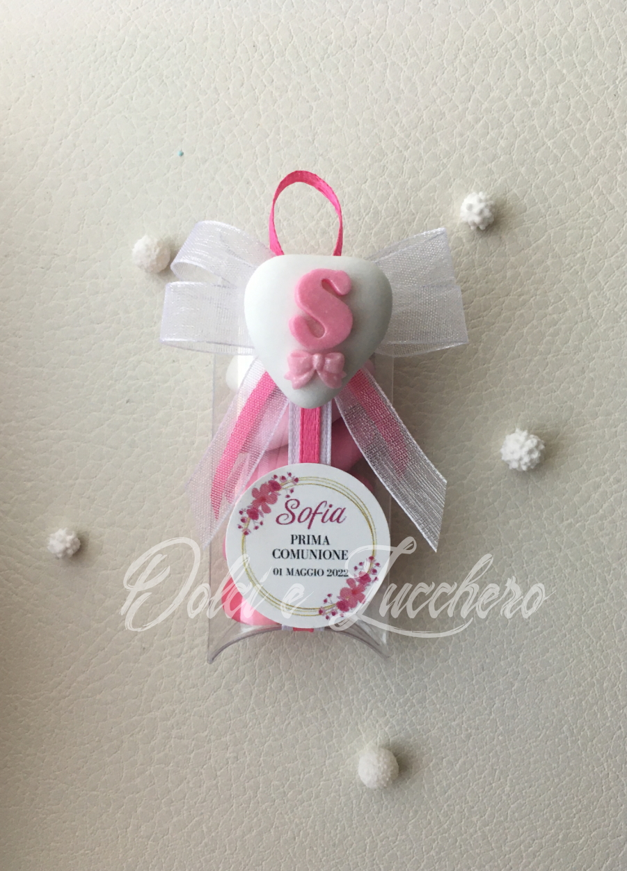 Segnaposto Battesimo Comunione Cresima Compleanno con Confetto