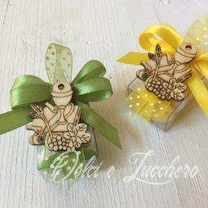 segnaposti comunione confetti