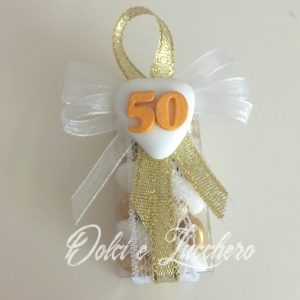 Segnaposto Anniversario Nozze d'oro/d'argento