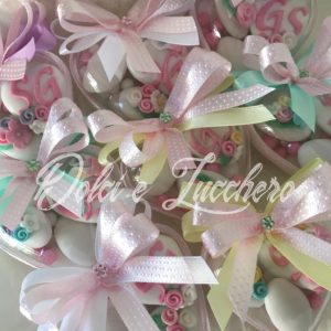 Bomboniere Cuore con confetti decorati