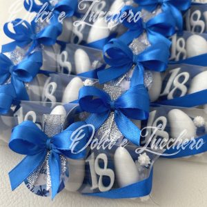 Segnaposto 18° confetto decorato