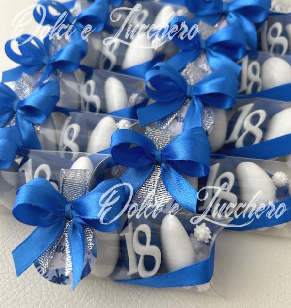 Segnaposto 18° confetto decorato